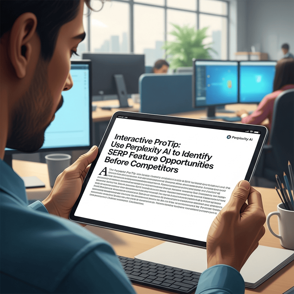 Interactive ProTip: Use Perplexity AI to Identify SERP Feature Opportunities Before Competitors