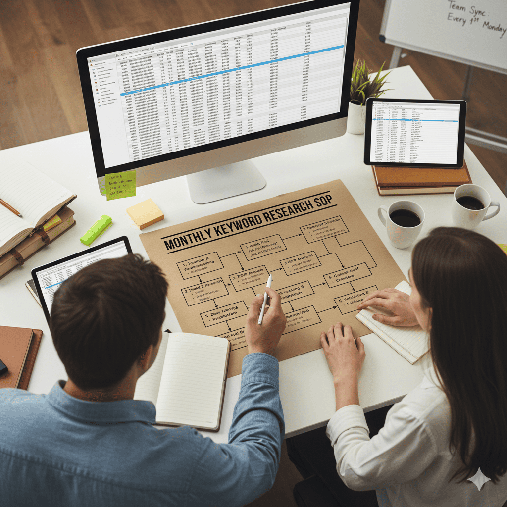 How to Build a Monthly Keyword Research SOP Your Team Can Repeat