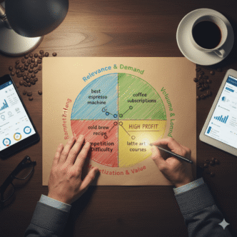 How to Score Keywords for Profitability Using a 4-Dimension Framework