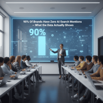 90% Of Brands Have Zero AI Search Mentions — What the Data Actually Shows