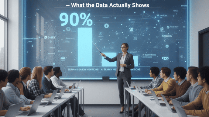 90% Of Brands Have Zero AI Search Mentions — What the Data Actually Shows