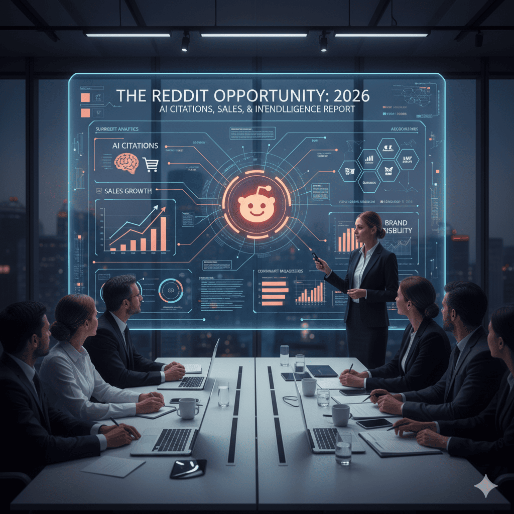 The Reddit Opportunity: 2026 Market Intelligence Report on AI Citations, Sales, and Brand Visibility