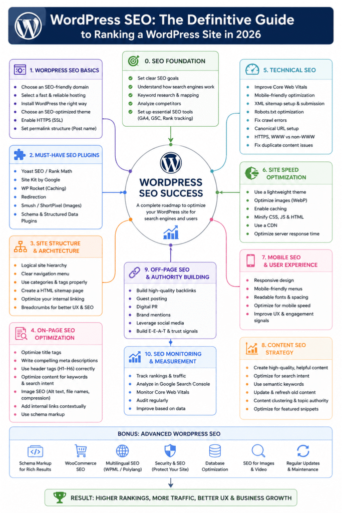 WordPress SEO The Definitive Guide to Ranking a WordPress Site in 2026 1