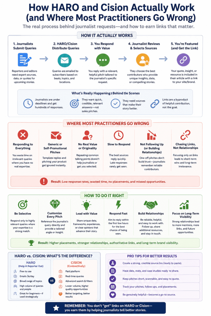 How HARO and Cision work effectively