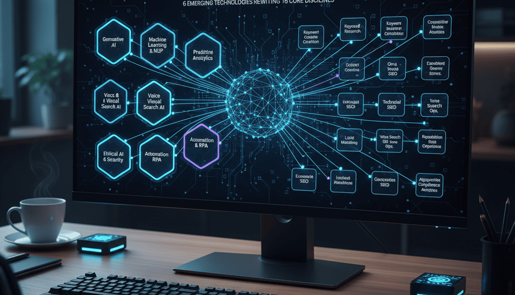The Complete AI-SEO Map: 6 Emerging Technologies Rewriting 16 Core Disciplines
