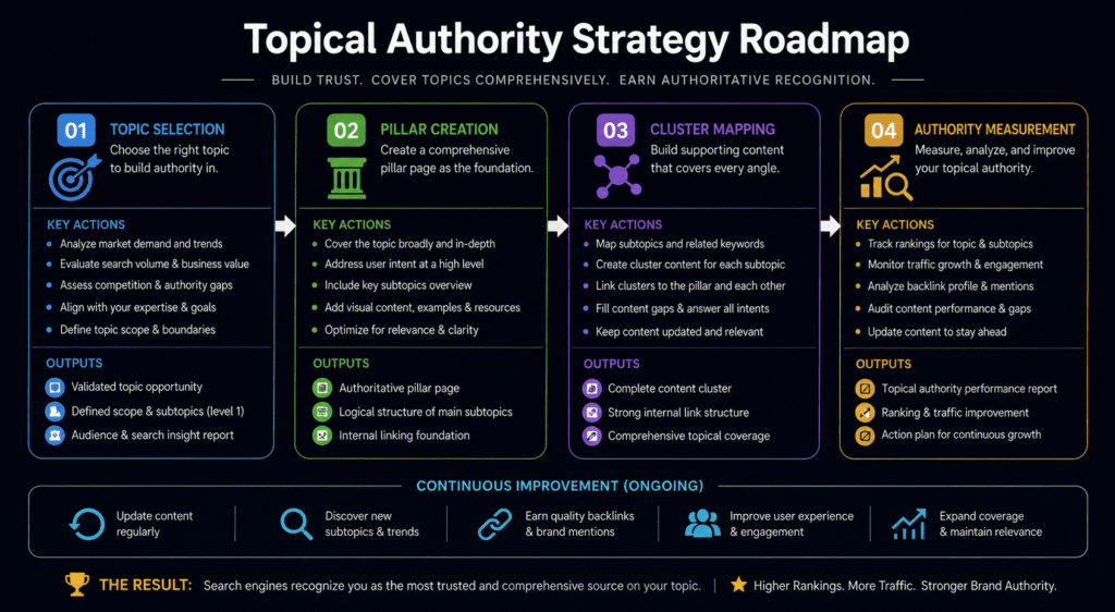 Topical authority strategy roadmap2