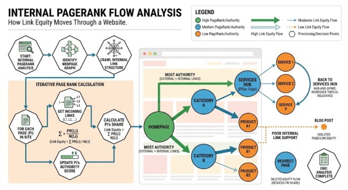 How Link Equity Moves Through a Website