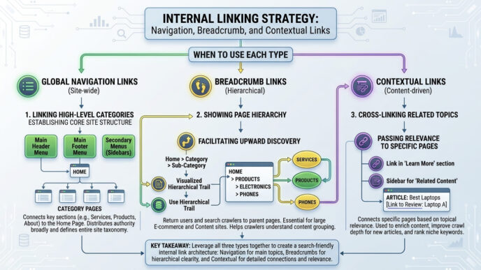 Navigation, Breadcrumb and Contextual Links