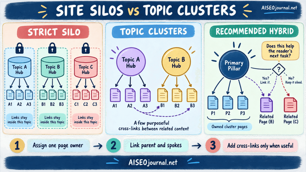 Site Silos vs Topic Clusters